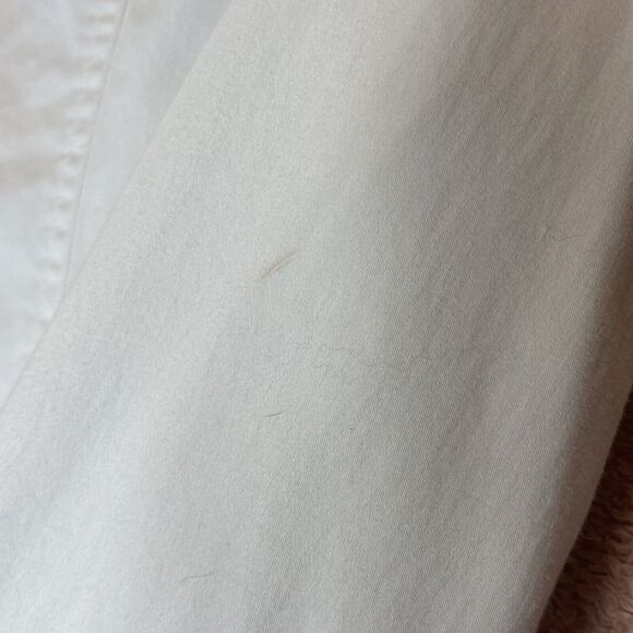 Ruby Road Women's Cotton White Eyelet Zipper Jacket Size 12 Stretchy Material - Picture 8 of 8